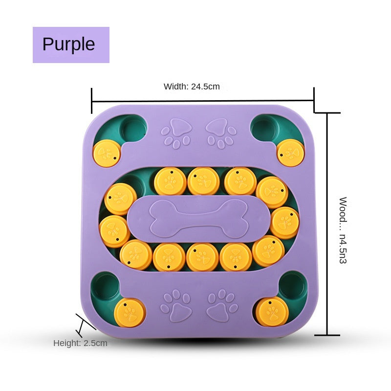 Comedero Lento Interactivo para Perros. Puzzle Antiansiedad y Antiataques de Apetito