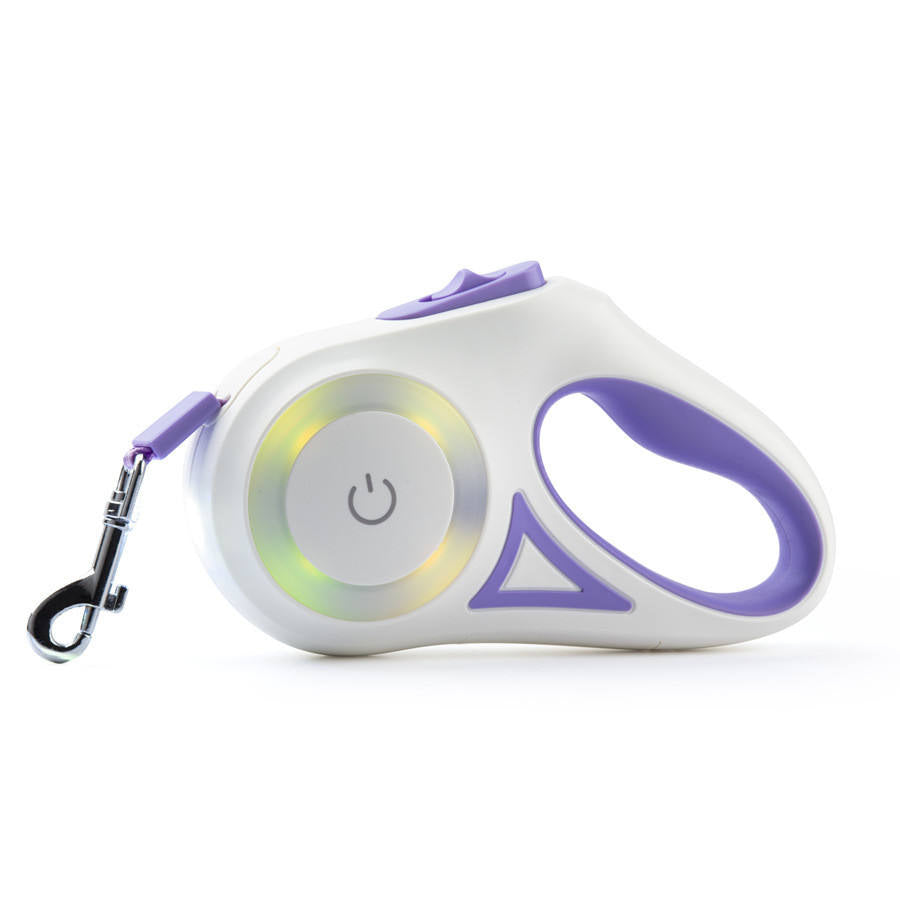 Correa Extensible con Luz LED para Perros