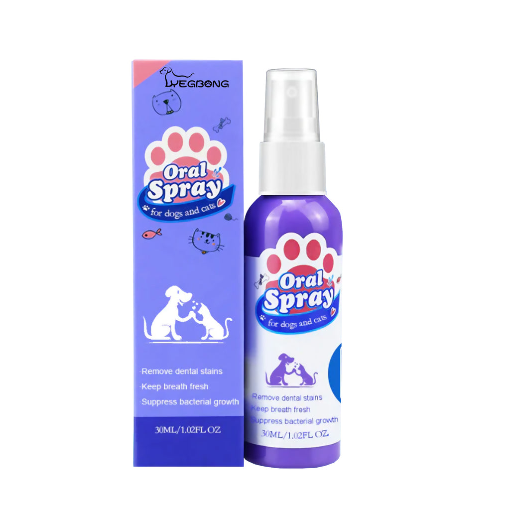 Spray Dental para Perros y Gatos. Elimina Sarro, Mal Aliento y Placa. Cuidado Oral