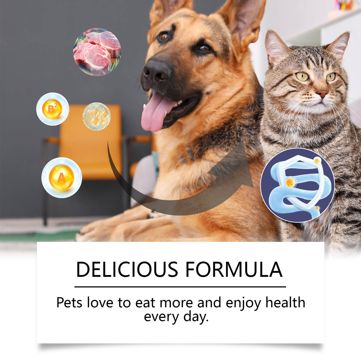 Probióticos en Comprimidos para Perros y Gatos. Suplemento Nutricional y Digestivo