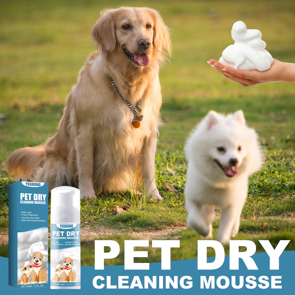 Mousse de Limpieza en Seco para Mascotas