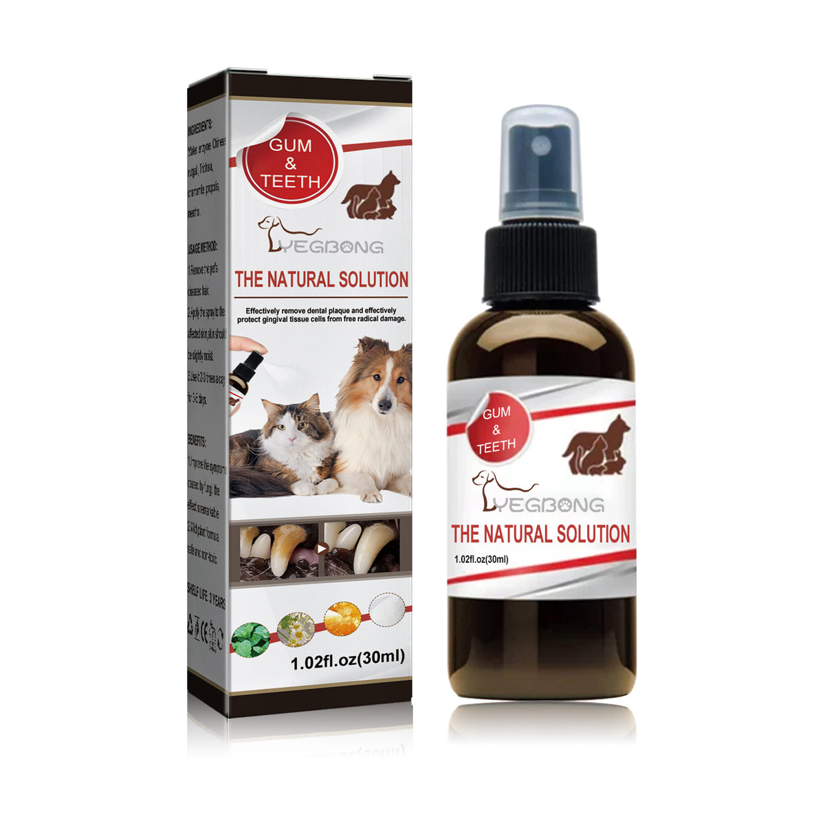 Spray Dental para Mascotas - Elimina Sarro y Mal Aliento