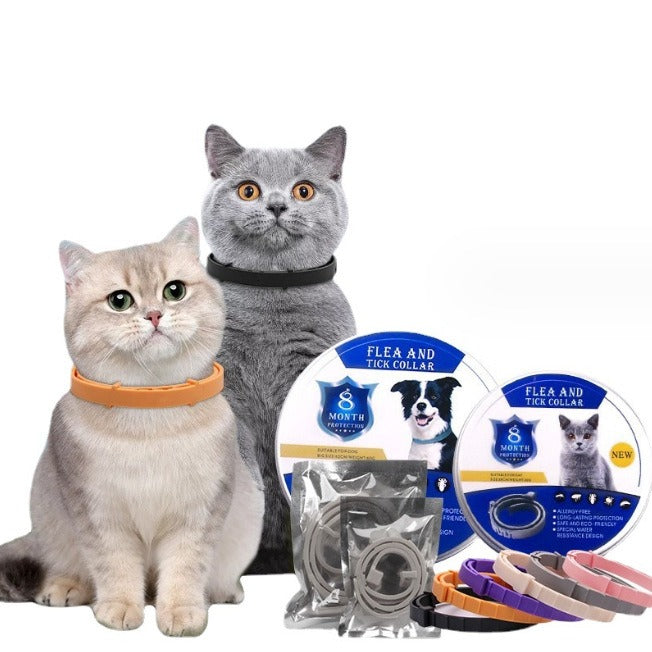 Collar Antiparasitario para Perros y Gatos - Antipulgas y Garrapatas