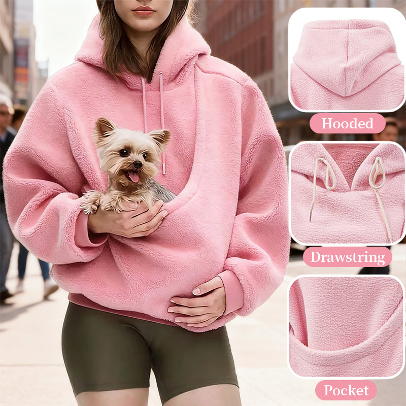 Sudadera Canguro Transportadora para Mascotas unisex