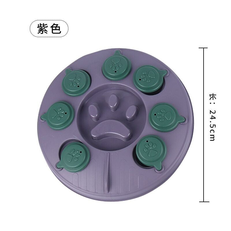 Comedero Lento Interactivo para Perros. Puzzle Antiansiedad y Antiataques de Apetito