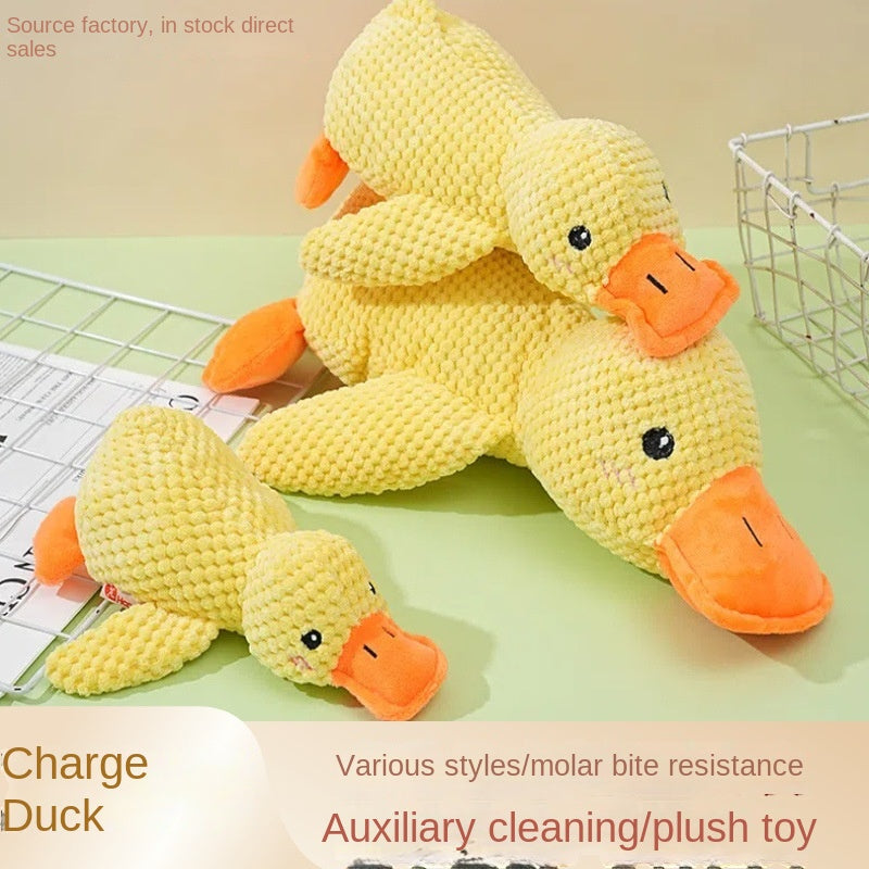 Pato de Peluche con Sonido para Perros y Gatos | Limpieza Dental y Mordedor | 3 Tallas