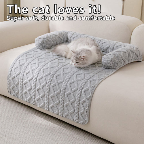 Dog and Cat Bed and Blanket. Thick, Non-Slip, and Waterproof Winter Mattress
