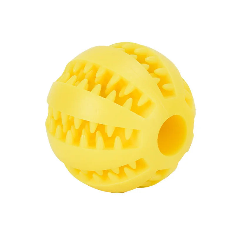 Pelota Interactiva de Goma para Perros y Gatos – Juguete Dispensador de Premios