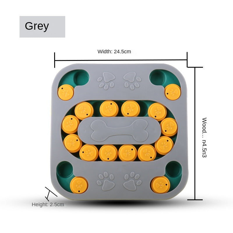 Comedero Lento Interactivo para Perros. Puzzle Antiansiedad y Antiataques de Apetito