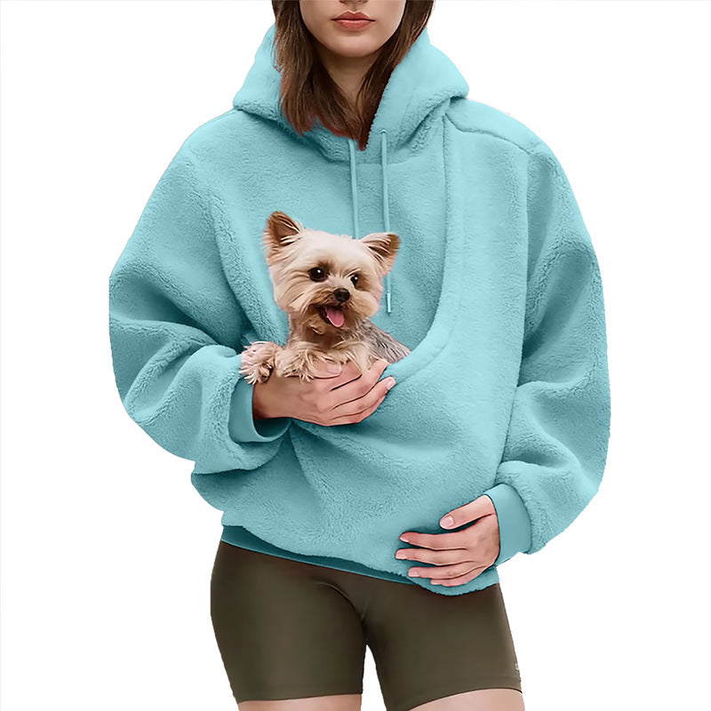 Sudadera Canguro Transportadora para Mascotas unisex