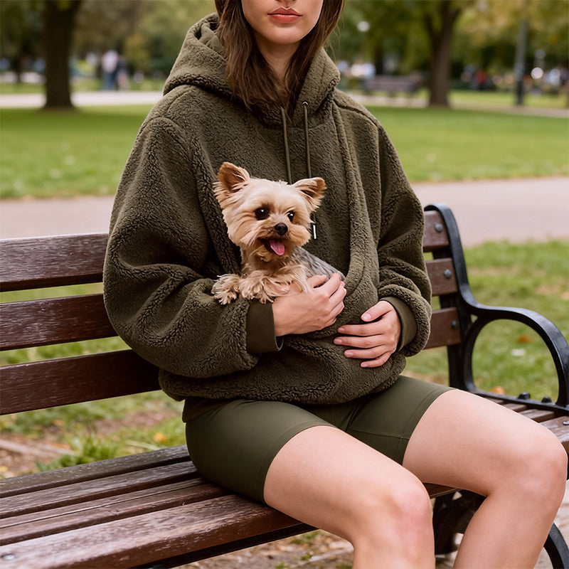 Sudadera Canguro Transportadora para Mascotas unisex
