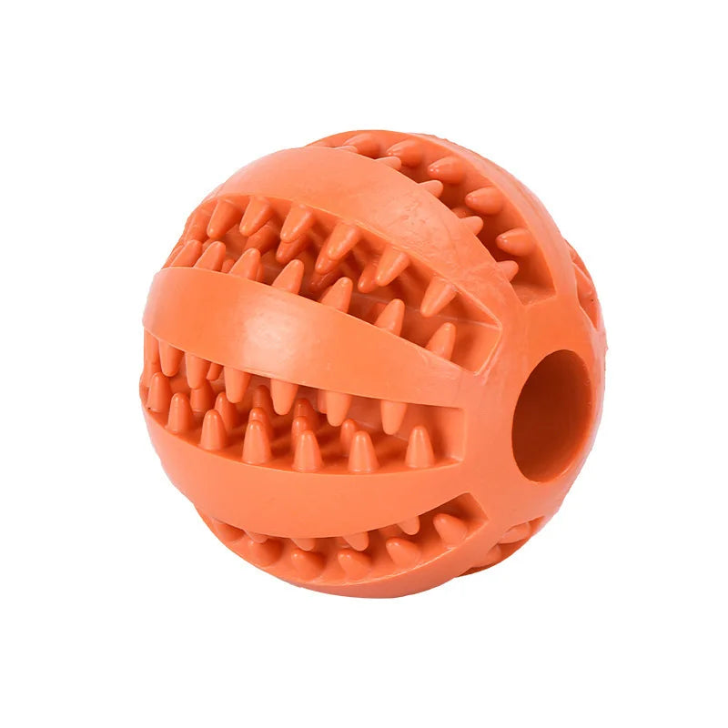 Pelota Interactiva de Goma para Perros y Gatos – Juguete Dispensador de Premios