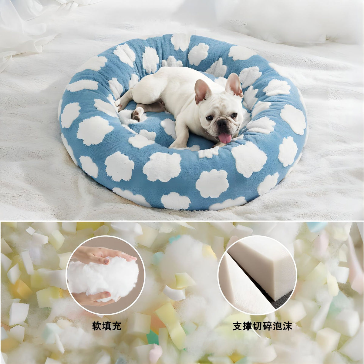 Dog house cat house pet round cat house four seasons universal warm pet house