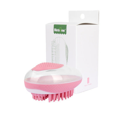 Cepillo de Baño 2 en 1 para Perros y Gatos. Masaje SPA de Silicona
