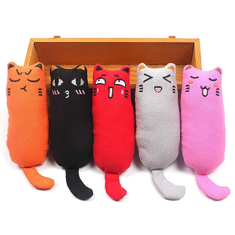 Juguete Almohada de Peluche con Hierba Gatera para Gatos.