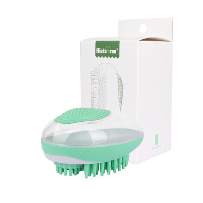Cepillo de Baño 2 en 1 para Perros y Gatos. Masaje SPA de Silicona