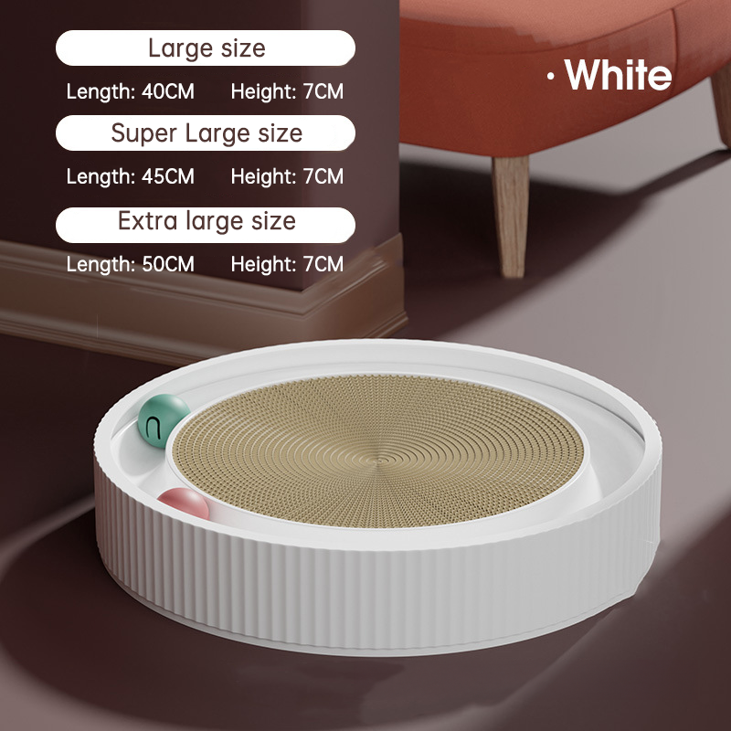 Multi Function Round Cat Scratching Board with Ball Toy Cat Scratcher Funny Sharpen Nails Scraper Can Replace Nest for Cats