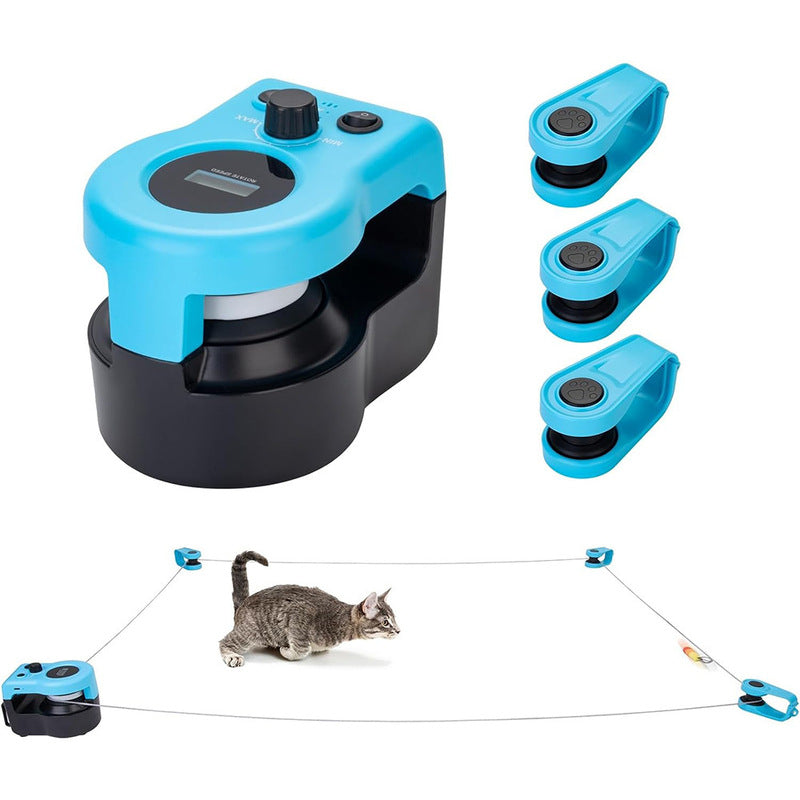 Juguete Interactivo para Gatos - Rueda de Caza con Mando