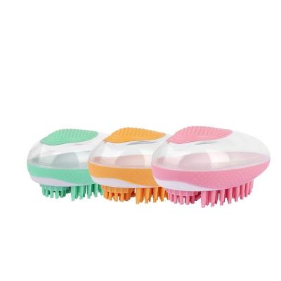 Cepillo de Baño 2 en 1 para Perros y Gatos. Masaje SPA de Silicona