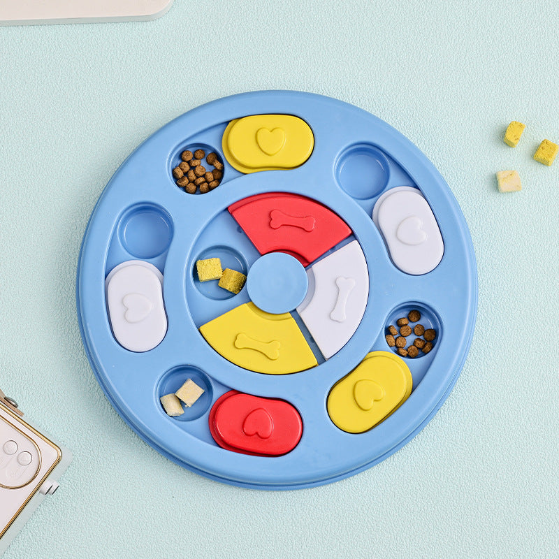 Comedero Lento Interactivo para Perros. Puzzle Antiansiedad y Antiataques de Apetito