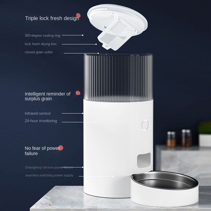Bebedero Automático WiFi para Mascotas con Filtro UV y Acero Inoxidable