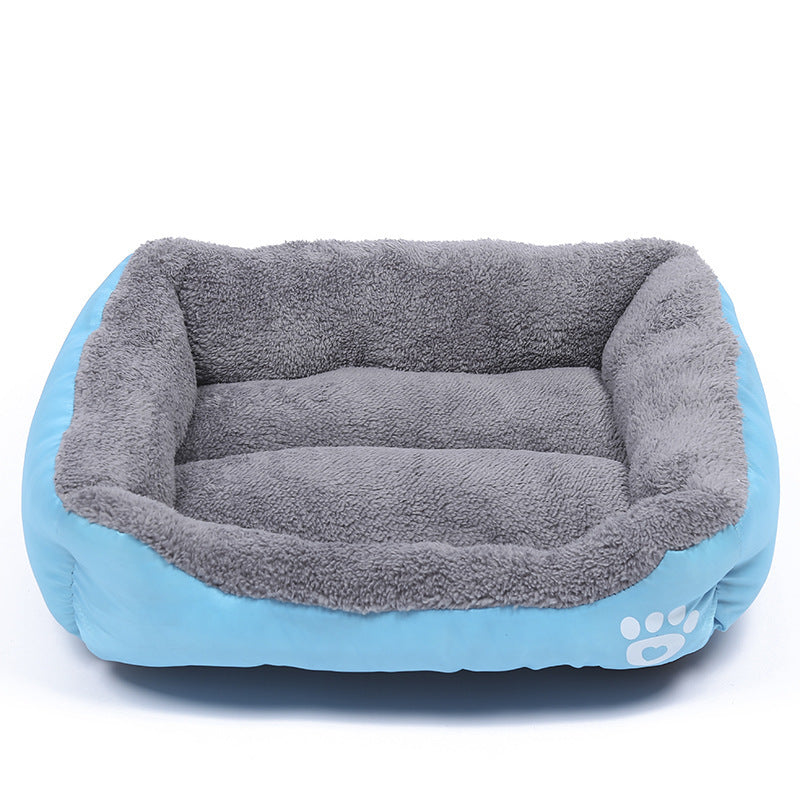 Cama de forro polar suave y acogedora para mascotas