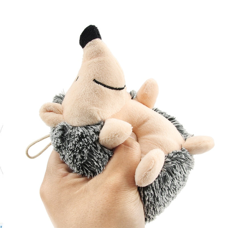Juguete Erizo de Peluche con Sonido para Perros. Interactivo y Resistente a Mordiscos