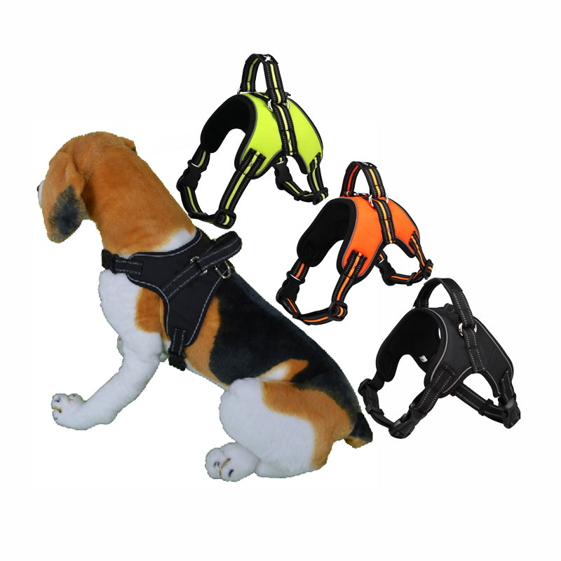 Arnés Transpirable para Perros Medianos y Grandes. Reflectante, Sin Tirones