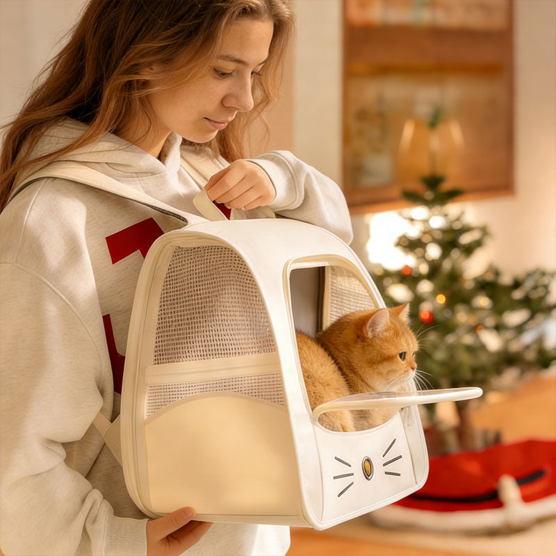 Mochila Transportadora para Mascotas transpirable