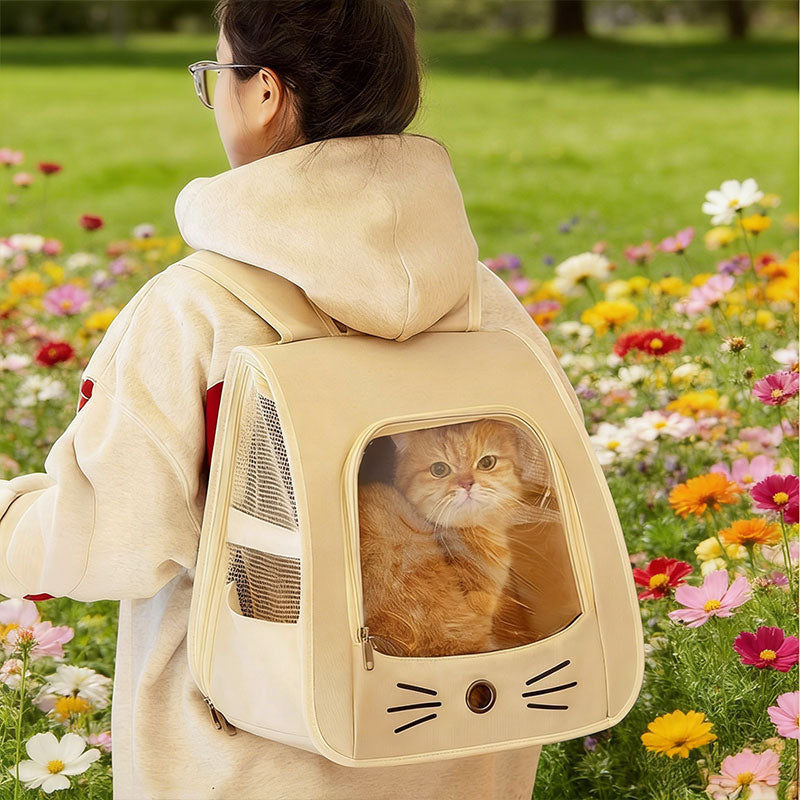 Mochila Transportadora para Mascotas transpirable