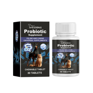 Probióticos en Comprimidos para Perros y Gatos. Suplemento Nutricional y Digestivo
