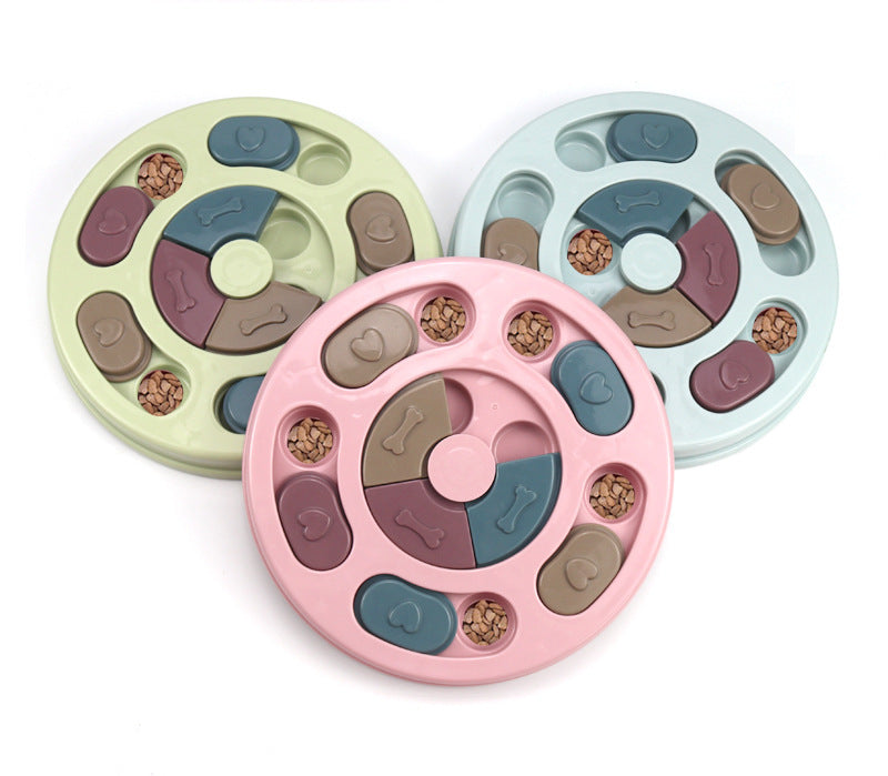 Comedero Lento Interactivo para Perros. Puzzle Antiansiedad y Antiataques de Apetito