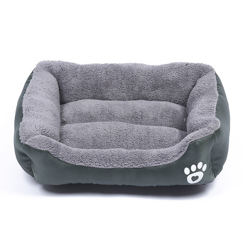 Cama de forro polar suave y acogedora para mascotas