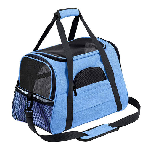 Bolsa Transportadora Plegable y Expandible para Mascotas | Malla Transpirable | 9 Colores