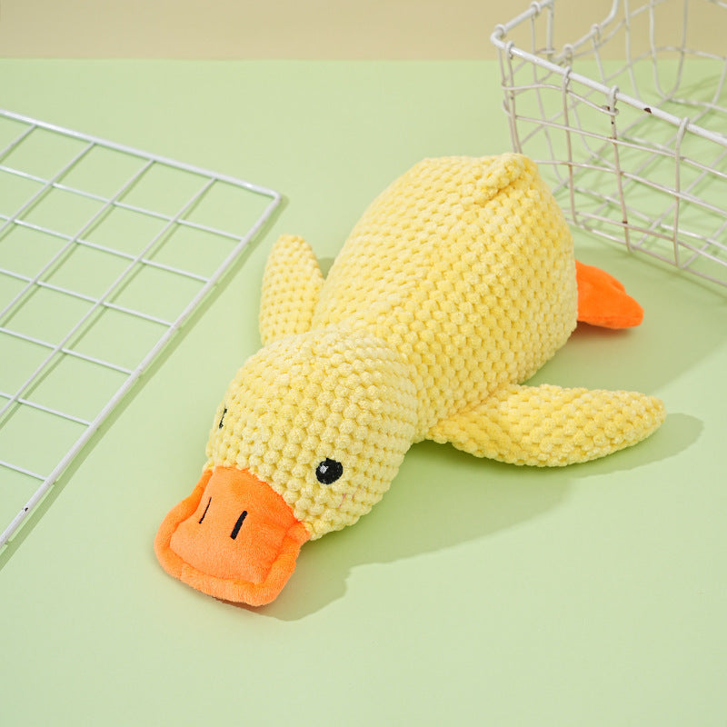 Pato de Peluche con Sonido para Perros y Gatos | Limpieza Dental y Mordedor | 3 Tallas