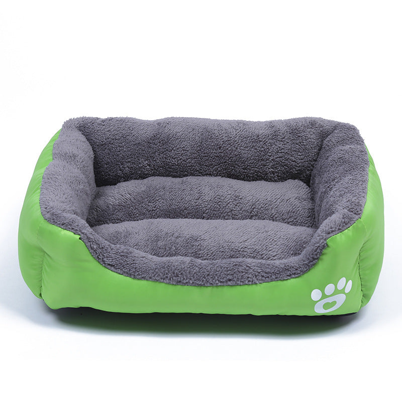 Cama de forro polar suave y acogedora para mascotas