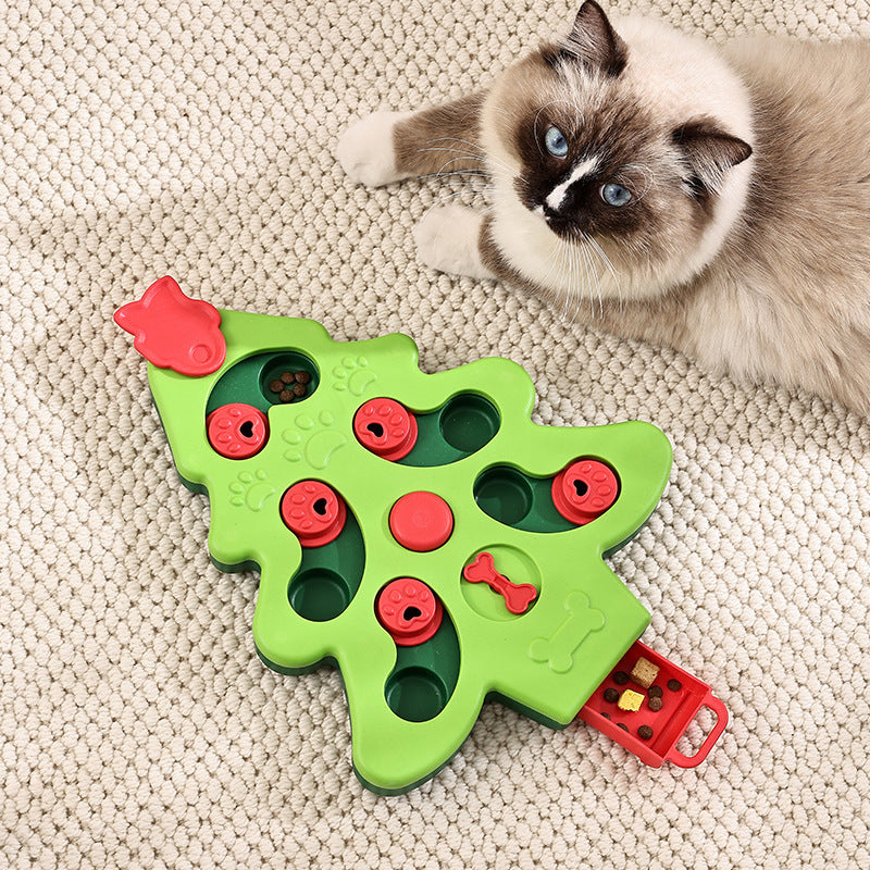 Comedero Lento Interactivo para Perros. Puzzle Antiansiedad y Antiataques de Apetito