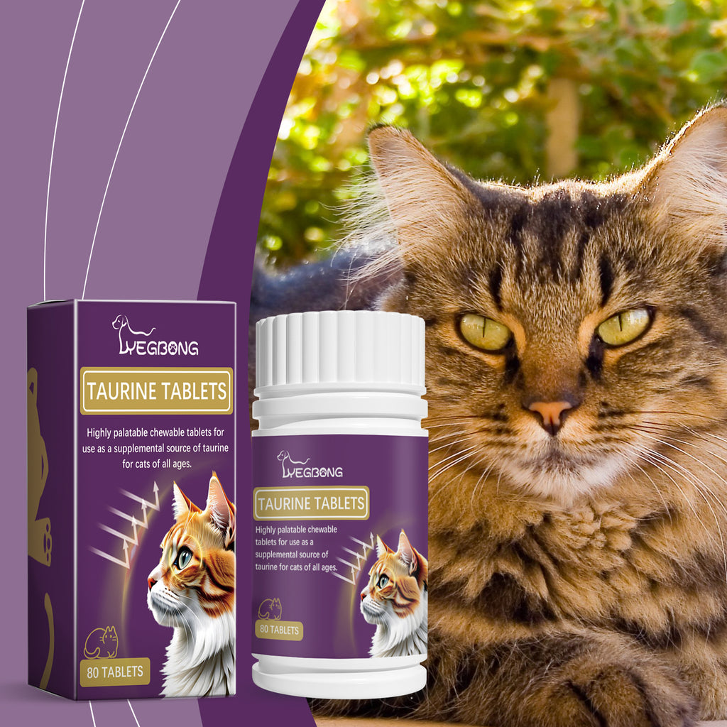 Comprimidos de Taurina para Gatos - Suplemento Nutricional