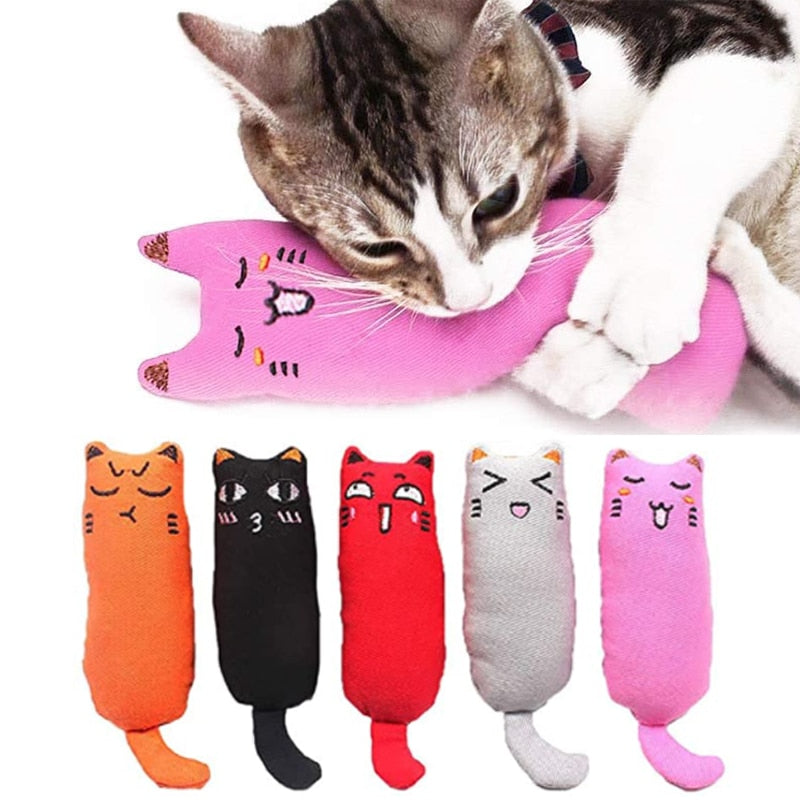 Juguete Almohada de Peluche con Hierba Gatera para Gatos.