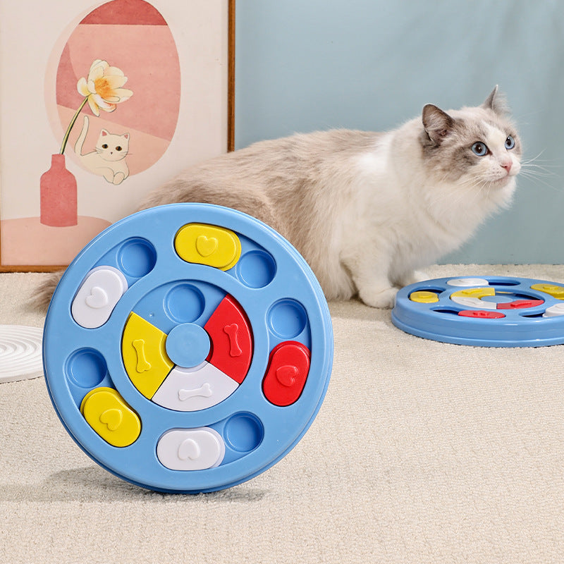 Comedero Lento Interactivo para Perros. Puzzle Antiansiedad y Antiataques de Apetito