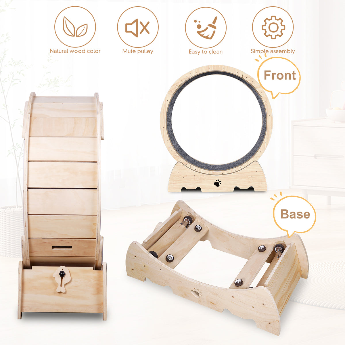 Rueda de Ejercicio para Gatos de Interior