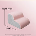 2/3/4-Step Pet Stairs/Ramp: Washable Non-Slip Memory Foam, Removable, Multi-Scene for Dogs & Cats