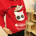 Sudadera Canguro Portabebés para Mascotas - Lleva a tu Gato o Perro Contigo