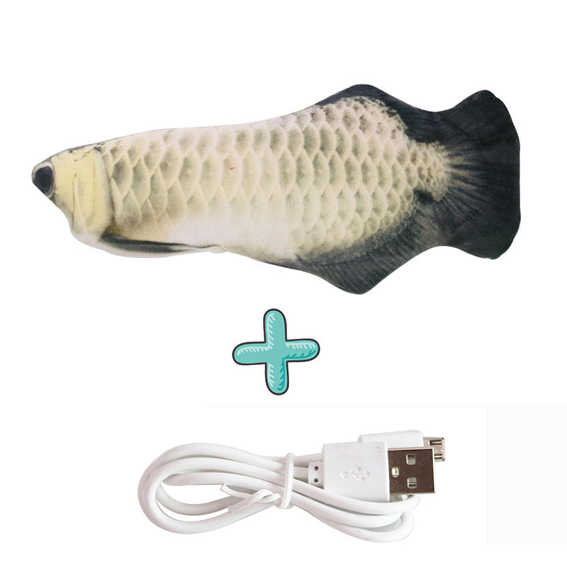 Pez Interactivo con Carga USB para Gatos