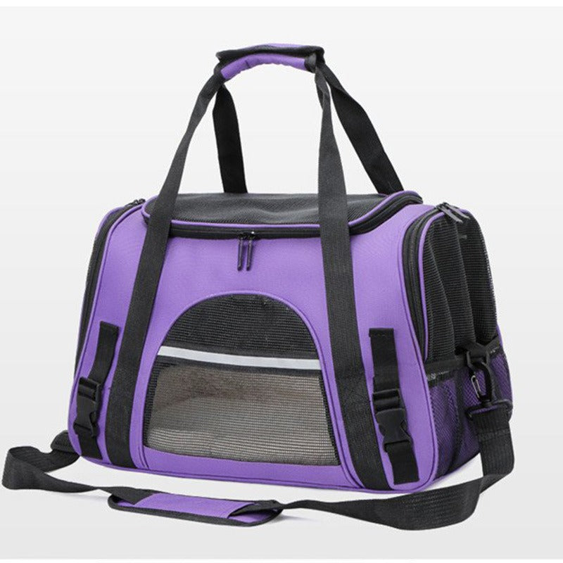 Bolsa Transportadora Plegable y Expandible para Mascotas | Malla Transpirable | 9 Colores