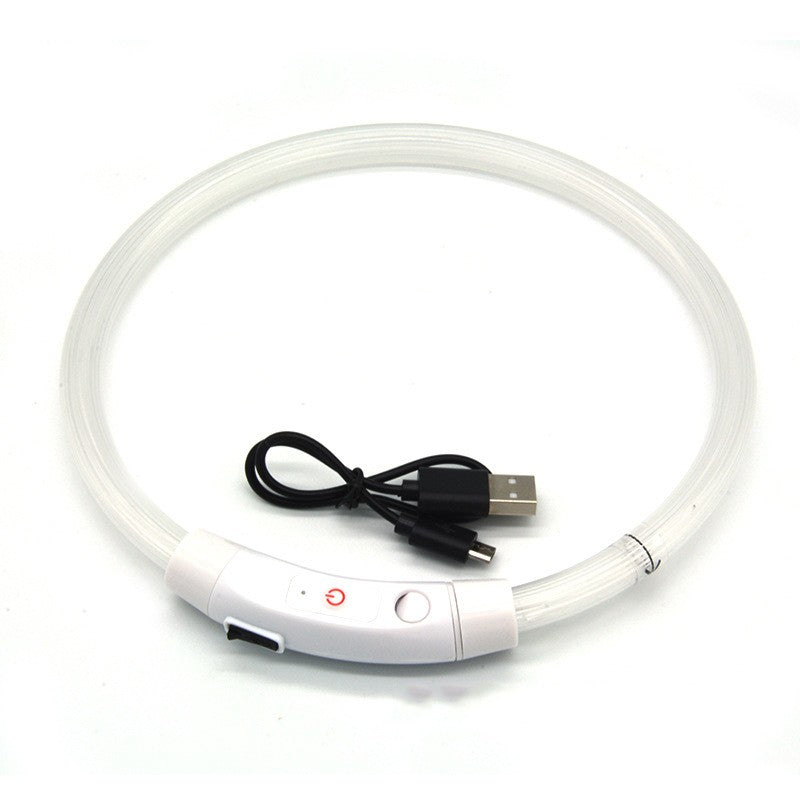 Collar LED Luminoso para Perros con Carga USB