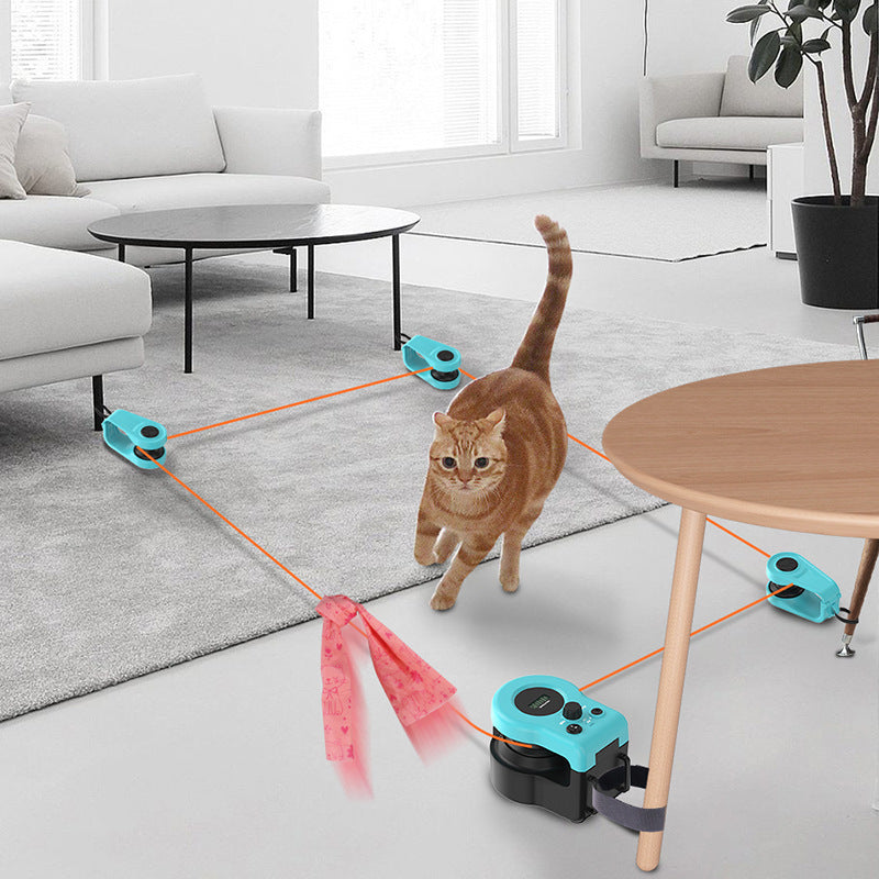 Juguete Interactivo para Gatos - Rueda de Caza con Mando