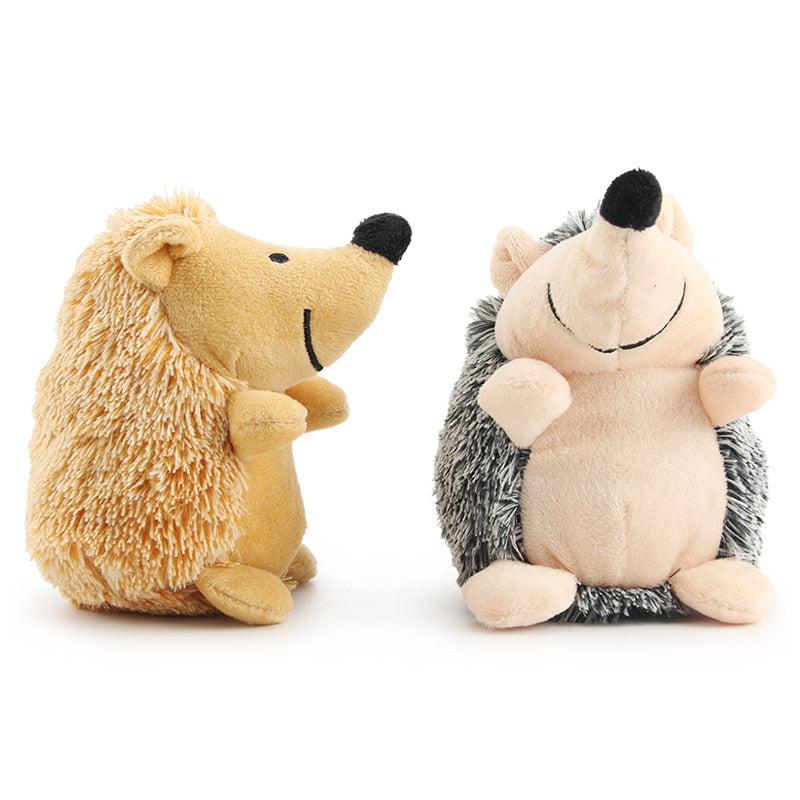 Juguete Erizo de Peluche con Sonido para Perros. Interactivo y Resistente a Mordiscos