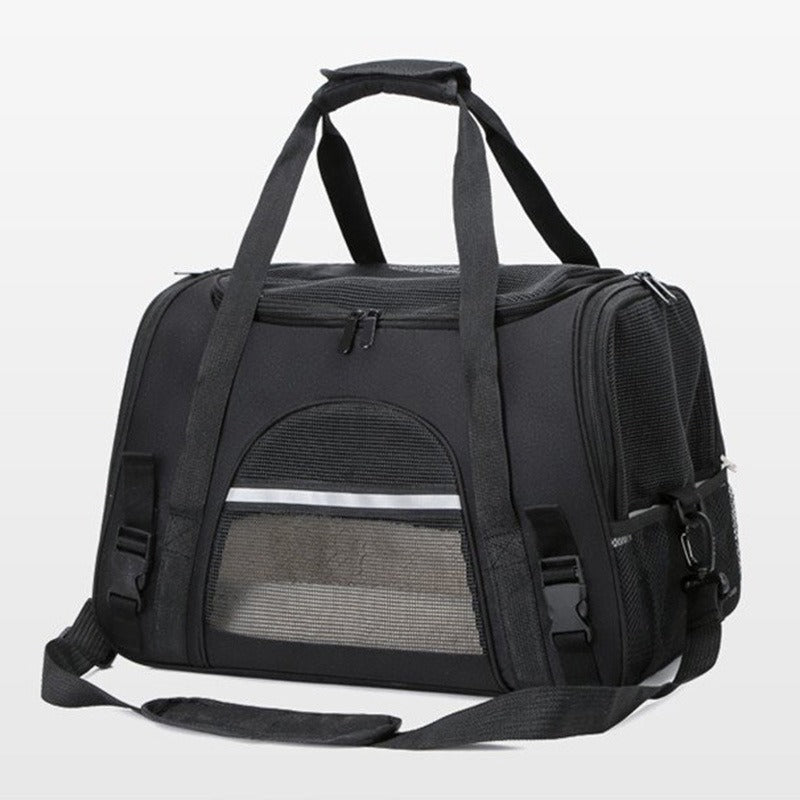 Bolsa Transportadora Plegable y Expandible para Mascotas | Malla Transpirable | 9 Colores