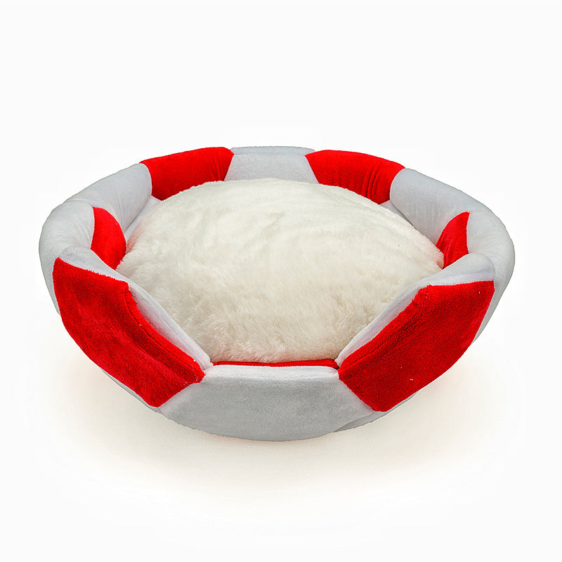 Cama Nido para Mascotas - Diseño Fútbol